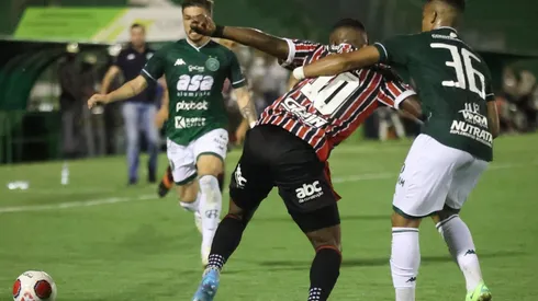 Guarani e São Paulo, em campo pelo Campeonato Paulista (Foto: Rogério Capela/AGIF)