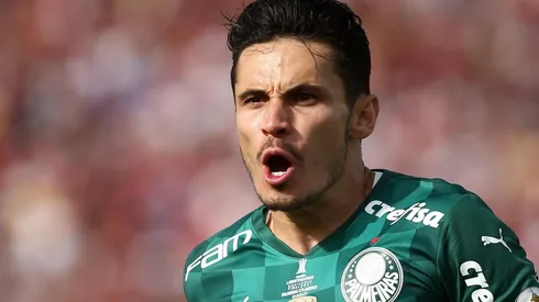 Raphael Veiga comemora gol diante do Flamengo, na final da Libertadores (Foto: Getty Images)