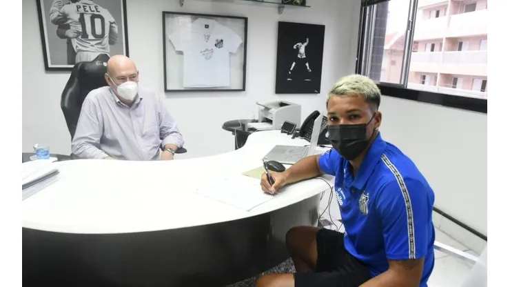 Marcos Leonardo será o camisa 9 do Santos em 2022 (Foto: Divulgação)