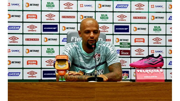 Felipe Melo analisa o time do Flamengo. FOTO: MAILSON SANTANA/FLUMINENSE FC