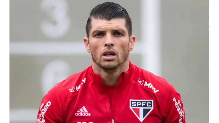 Tiago Volpi, goleiro do São Paulo (Foto: Marcello Zambrana/AGIF)