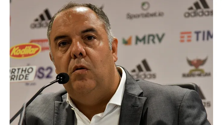 Marcos Braz, vice-presidente de futebol do Flamengo (Foto: Thiago Ribeiro/AGIF)