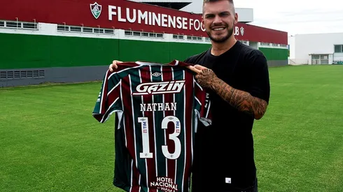 Fluminense anuncia oficialmente a contratação do meia Nathan (Foto: Mailson Santana/FFC)