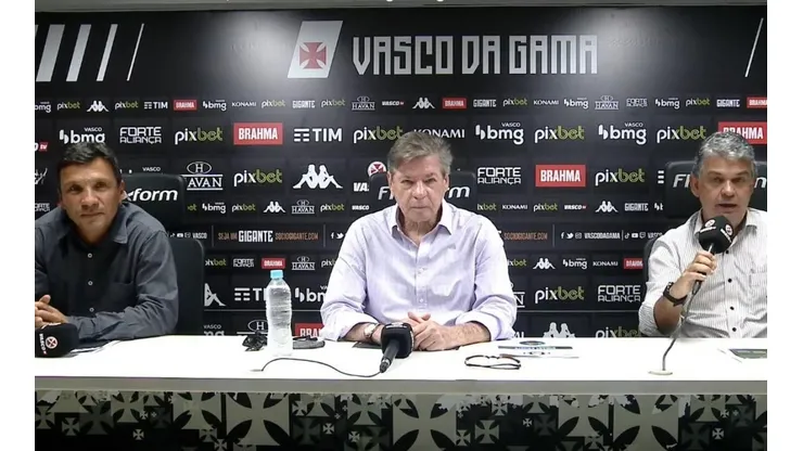 Elenco do Vasco se apresenta nesta segunda-feira, dia 3 (Foto: Reprodução)