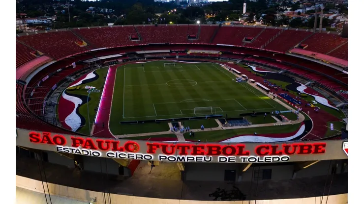 Tomada aérea do Estádio do Morumbi (Foto: Getty Images)