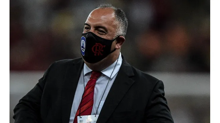Marcos Braz, vice-presidente de futebol do Flamengo (Foto: Thiago Ribeiro/AGIF)