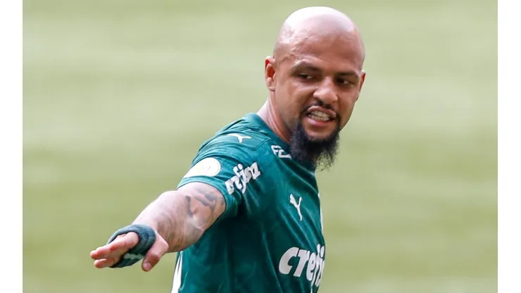 Felipe Melo quando era jogador do Palmeiras. Foto: Marcello Zambrana/AGIF