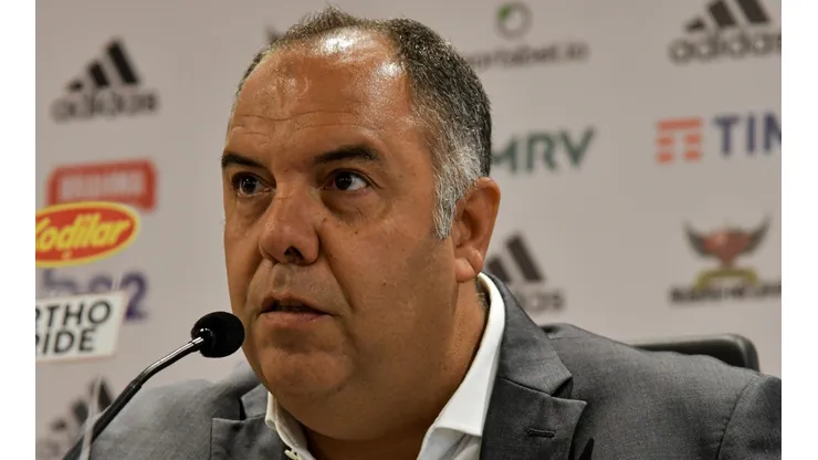 Marcos Braz, vice-presidente de futebol do Flamengo (Foto: Thiago Ribeiro/AGIF)