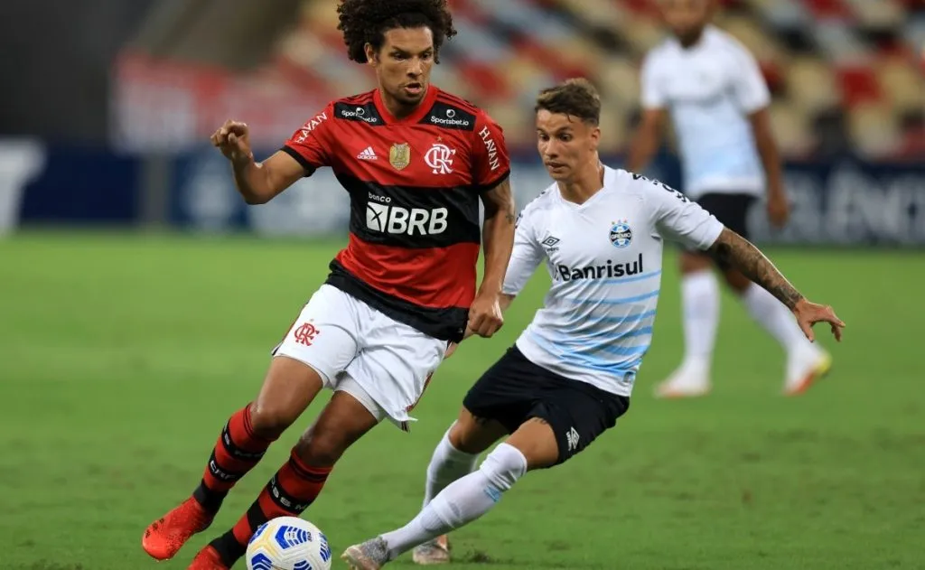 Willian Arão em Flamengo v Gremio – Brasileirao 2021. Foto: Getty Images
