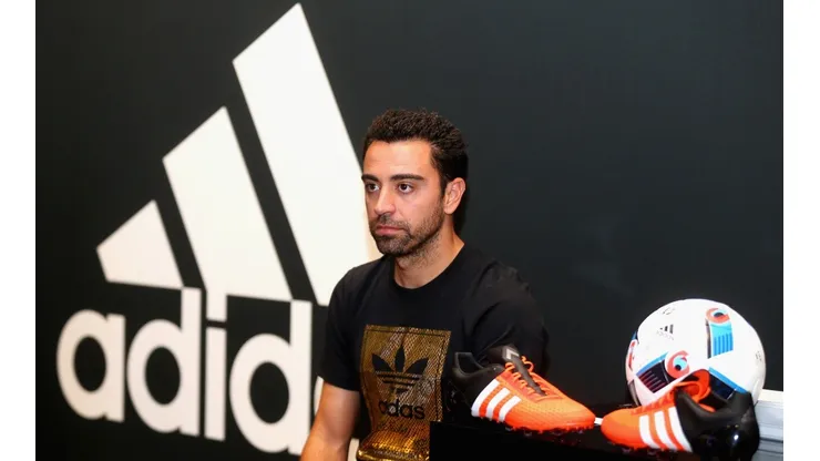 Xavi opens adidas zone in the new flagship Go-Sports Store in the Mall of Emirates Dubai
