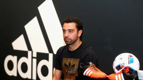 Xavi opens adidas zone in the new flagship Go-Sports Store in the Mall of Emirates Dubai