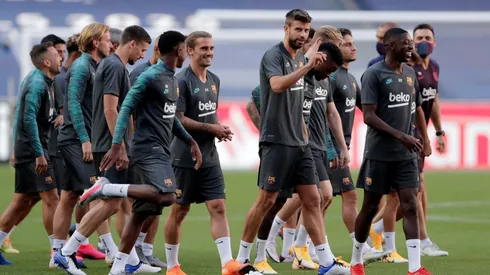 Barcelona Training Session - UEFA Champions League