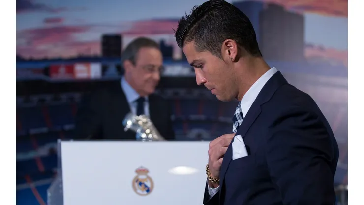Cristiano Ronaldo Celebrates His Record Goal Scored For Real Madrid