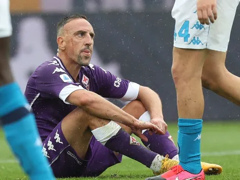 Ribery deixa a Fiorentina mas pode continuar no futebol italiano