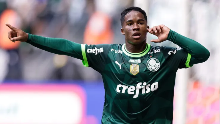 Endrick vive expectativa com saída de Joselu. Foto: Alexandre Schneider/Getty Images
