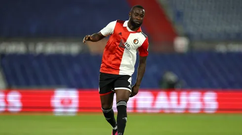 Lutsharel Geertruida, alvo do Manchester United. (Photo by Dean Mouhtaropoulos/Getty Images)