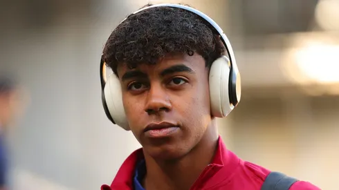 Barcelona decide usar Lamine Yamal em negociação com um dos melhores atacantes do futebol europeu. (Photo by Fran Santiago/Getty Images)