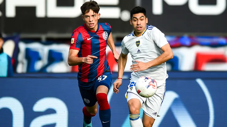 Agustín Martegani, em partida pelo San Lorenzo