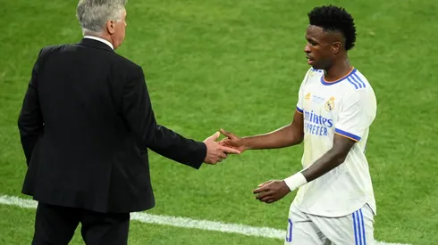 Vini Jr recebe elogios de Ancelotti