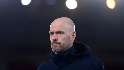 Erik ten Hag, técnico do Manchester United, ficará sem Eriksen pelos próximos três meses
