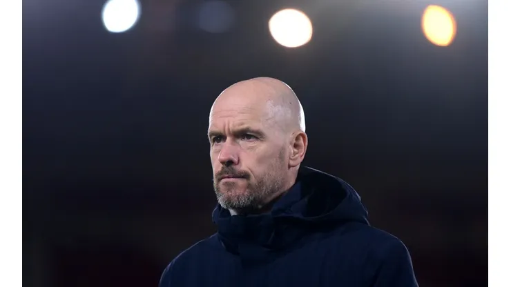 Erik ten Hag, técnico do Manchester United, ficará sem Eriksen pelos próximos três meses