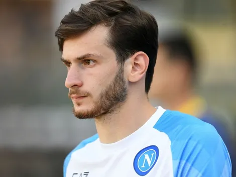 Grande sensação da Champions, Khvicha Kvaratskhelia entra na mira de gigante europeu e pode deixar o Napoli
