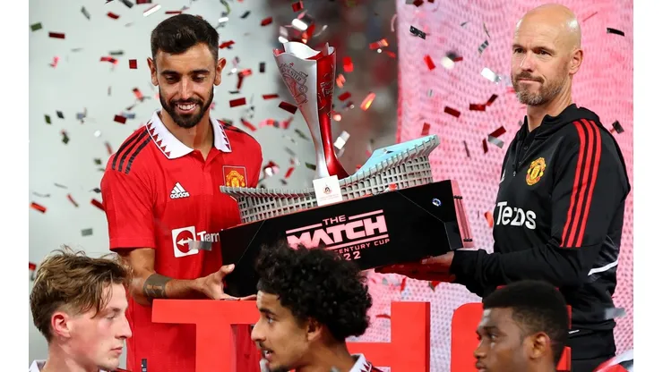 Bruno Fernandes elogiou Erik ten Hag