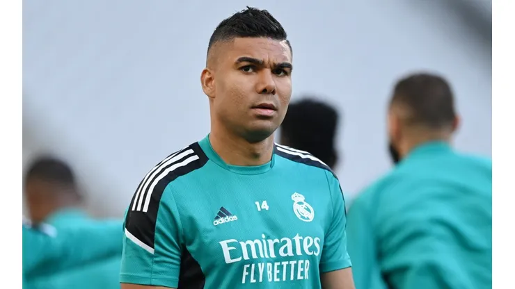 Real Madrid Training Session And Press Conference - UEFA Champions League Final 2021/22
