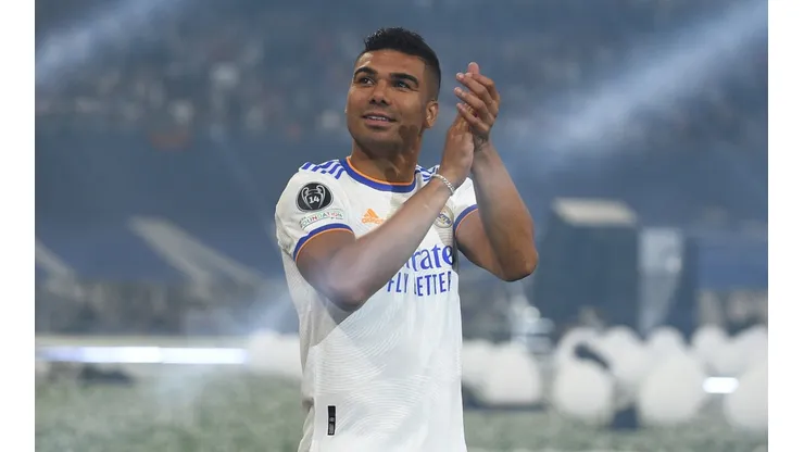 Real Madrid CF Celebrates Winning The UEFA Champions League Final 2021/22