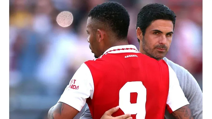 Mikel Arteta diz que Gabriel Jesus é uma grande ameaça aos adversários (Foto: Alexander Hassenstein/Getty Images)