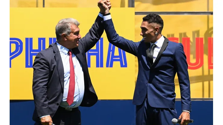 FC Barcelona Unveil New Signing Raphinha