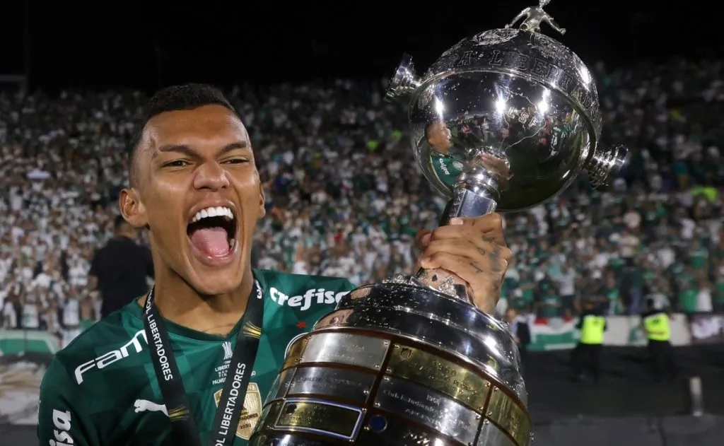 Gabriel Veron vence a Libertadores. Foto: 2021 Getty Images South America