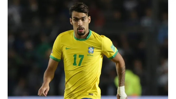 Lucas Paquetá, em campo pela seleção brasileira (Foto: Getty Images)