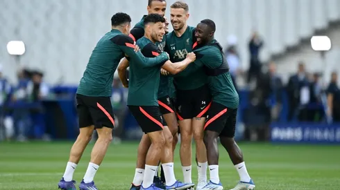 Liverpool FC Training Session And Press Conference - UEFA Champions League Final 2021/22