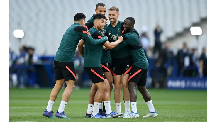Liverpool FC Training Session And Press Conference - UEFA Champions League Final 2021/22