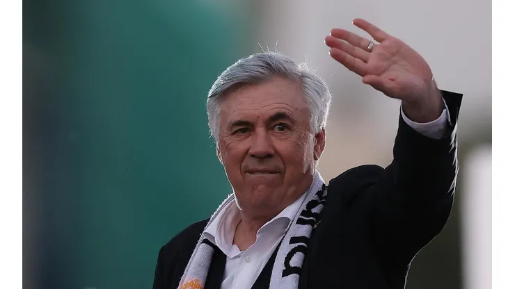 Ancelotti fala sobre duelo contra o Manchester City pela semifinal da UCL (Foto: Gonzalo Arroyo Moreno/Getty Images)