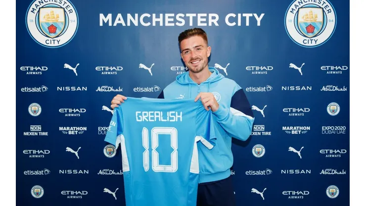 Manchester City Unveil New Signing Jack Grealish