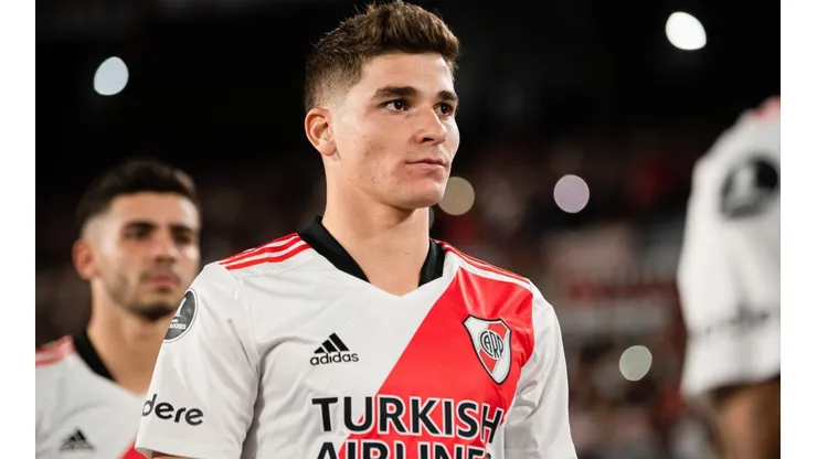 Julian Alvarez of River Plate seen during the 2022 Copa