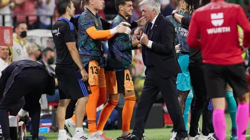 Ancelotti elogia o Real após virada contra o Sevilla pela La Liga (Foto: Joaquin Corchero/Europa Press via Getty Images)