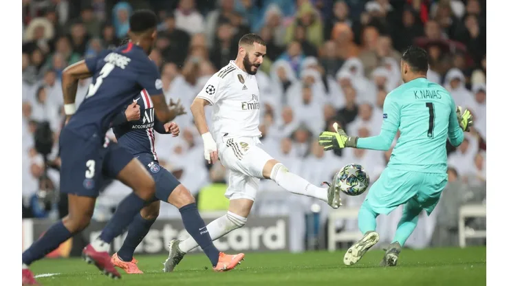 PSG e Real Madrid se enfrentam pelas oitavas da Champions League (Foto: Getty Images)