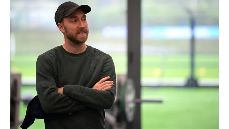 Christian Eriksen Attends FC Internazionale Training Session
