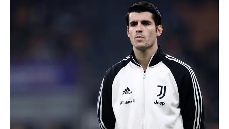 Alvaro Morata of Juventus Fc looks on during the Italian