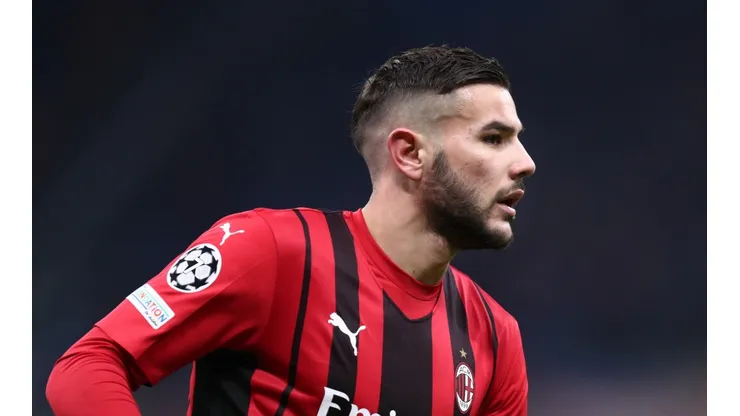 Theo Hernandez of Ac Milan looks on during the Uefa