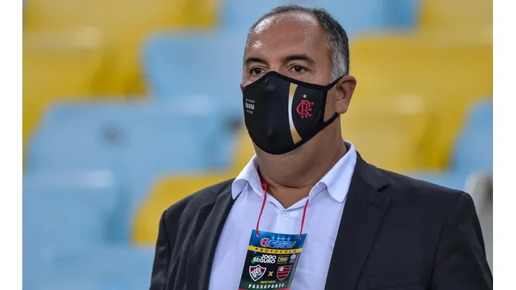 Marcos Braz, vice-presidente de futebol do Flamengo (Foto: Thiago Ribeiro/AGIF)