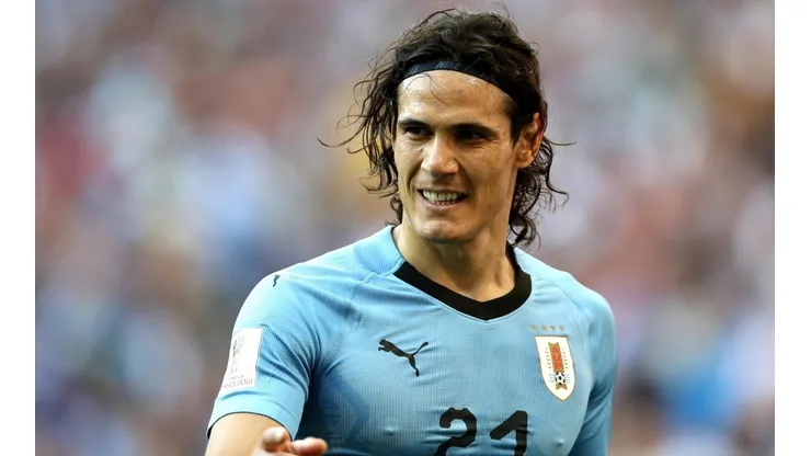 Edinson Cavani, centroavante da seleção uruguaia (Foto: Getty Images)
