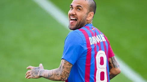 FC Barcelona Unveil New Signing Dani Alves
