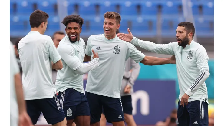 Spain Training Session and Press Conference - UEFA Euro 2020: Quarter-final