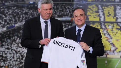 Carlo Ancelotti New Real Madrid Manager Press Conference and Photo Call