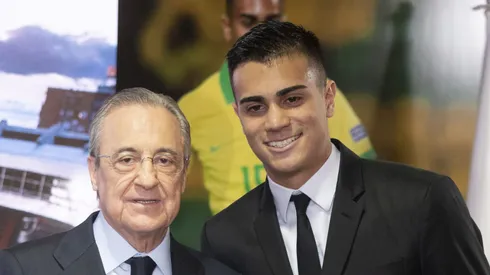 Reinier ao lado de Florentino Pérez. Foto: De San Bernardo/Imago