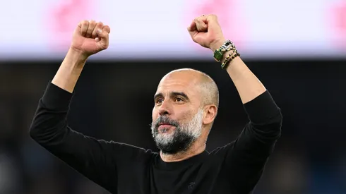 Pep Guardiola, treinador do manchester city . (Photo by Stu Forster/Getty Images)